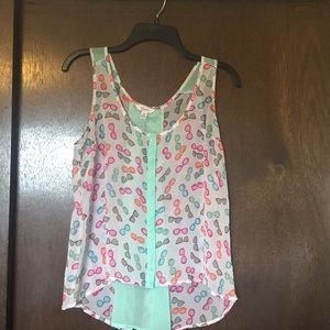 Sunglasses tank top